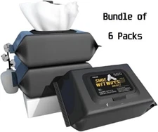 SHOE WET WIPES 6 Packs of Shoe Cleaning Wet Wipes (480pcs)