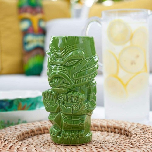 Monsters Geeki Tiki Gill-Man Tiki Glass Green Ceramic Mug 18 Oz - Picture 9 of 11
