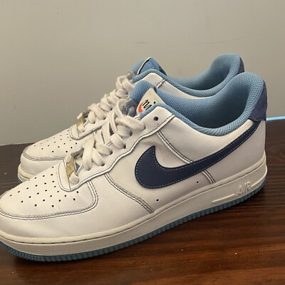 Nike Air Force 1 Low White Deep Royal Blue Sneakers DA8478