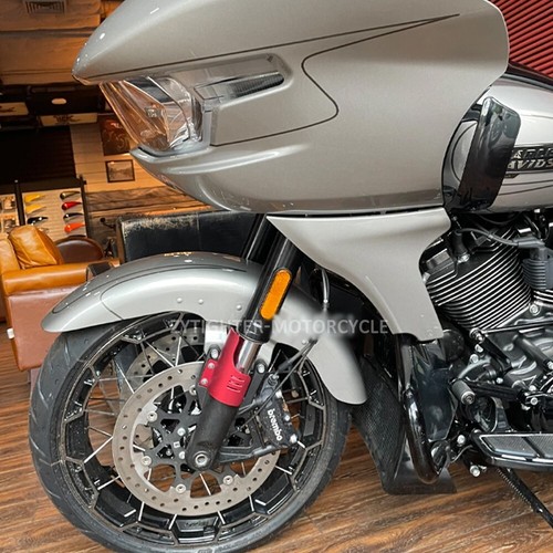 RED CNC Front Fork Sliders For Harley CVO Road Glide ST FLTRXSTSE 2024 2025 - Picture 2 of 8