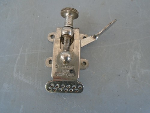 VINTAGE 1930's SLINGERLAND SHUR-GRIP 4-HOLE SNARE DRUM STRAINER THROW OFF-NICE! - Picture 1 of 6