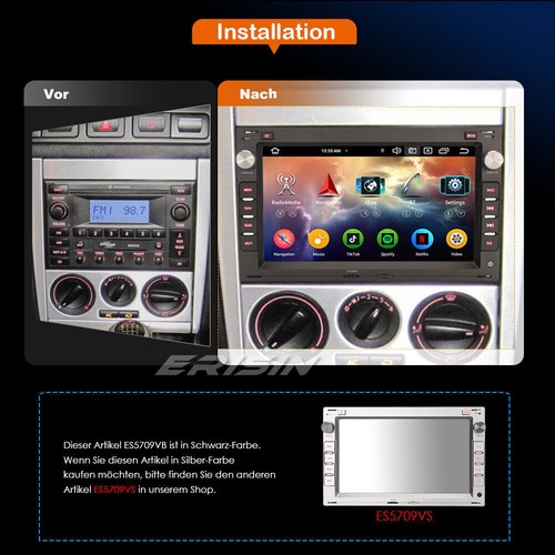 7" 8-Kern Android 14 Autoradio Navi VW Passat B5 Golf 4 Jetta Polo T5 Seat Ibiza - Bild 20 von 20