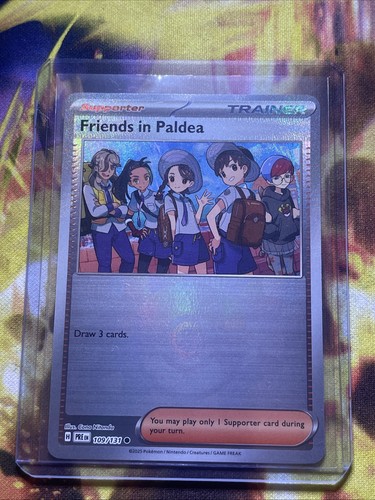 Friends in Paldea - (Poke Ball Pattern) 109/131 Prismatic Evolutions Holo NM