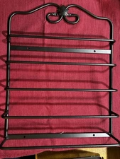 USED Longaberger Magazine JEWELRY Rack Wrought Iron (towels, baby items)