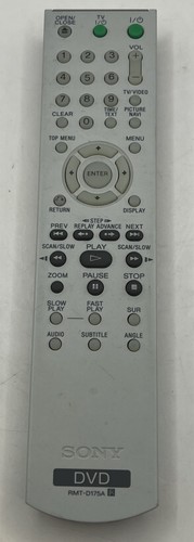 Mando a distancia para reproductor de DVD Sony RMT-D175A, probado funcionando - Imagen 2 de 7