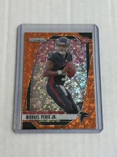 2024 Panini Prizm - RC Michael Penix Jr. #378 Orange Disco Prizm (RC)