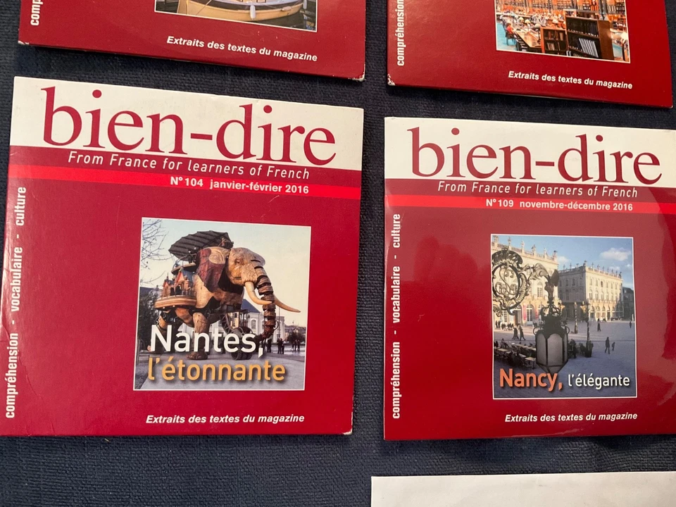 LOT:  7 BIEN-DIRE CDs 2015-2017  [FRENCH LISTENING & PRONUNCIATION GUIDE] - Image 3 of 4