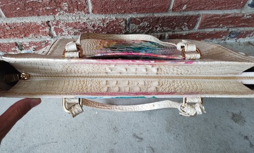 BRAHMIN ASHLEE OMBRE ENTICE MELBOURNE TASCHE LEDER BEUTELTASCHE HANDTASCHE TOP GEPFLEGT! - Bild 21 von 24