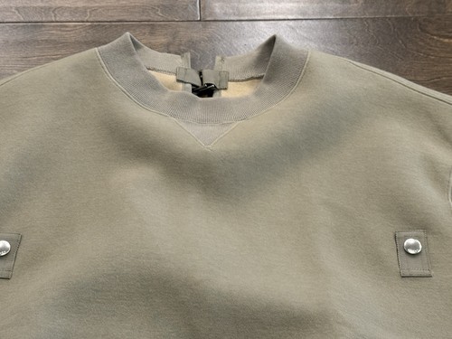 Sacai Womens Light Khaki Beige Cap Sleeve Pullover Sweater Size 2 NWT NEW $500 - Picture 4 of 10