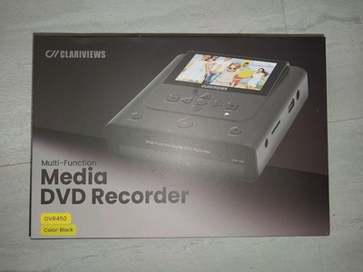 Clariviews Multi-function Media DVD Recorder Model DVR450, Black