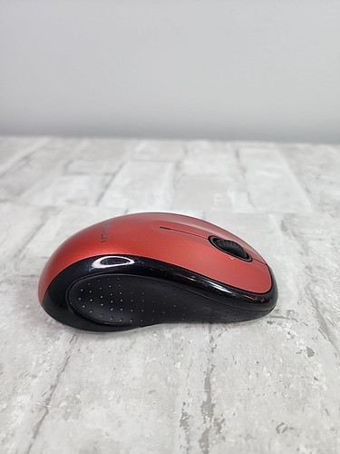 Logitech M510 Wireless Mouse USB Red & Black & Unifying Receiver 810-004790 - Picture 3 of 5