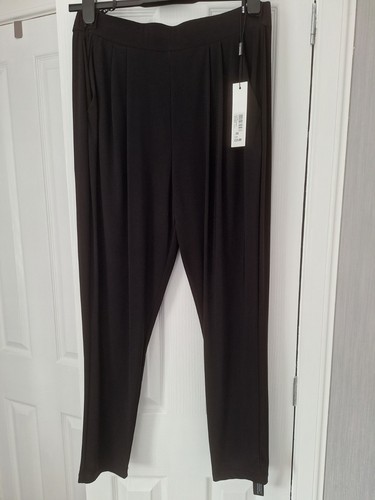 Roman Black Hareem Trousers BNWT Size 14 R