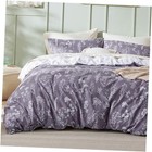  Duvet Cover Queen Size - Queen (90" x 90") 02 - Grayish Purple (No Comforter)