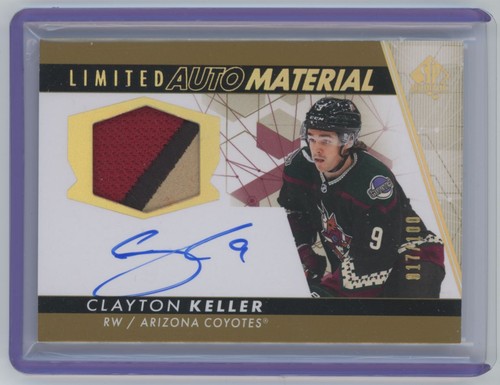 2022-23 Sp Authentic Limited Auto Material Clayton Keller Auto /100 #9 - Picture 1 of 2