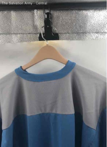Riddell Mens Blue Gray Detroit Lions Football-NFL Pullover Jersey Size Medium - Picture 4 of 6