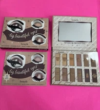 benefit Big Beautiful Eyes Warm-Neutral Eyeshadow Palette NEW RARE