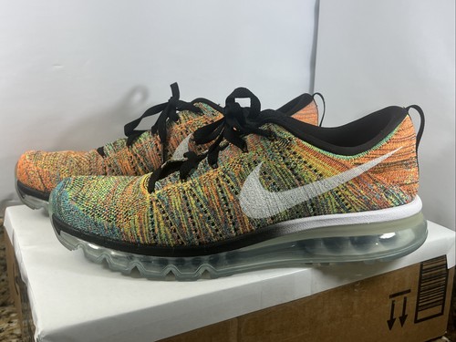 Men’s Running Sneakers Shoes Size 12 Nike Air Max 2015 Flyknit Multicolor 620469 - Picture 4 of 11