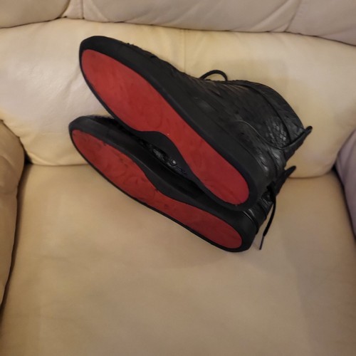 Chritian Louboutin Ankle Boots Black UK Size 11 - Picture 4 of 5