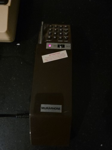 MURAPHONE MODEL # 800/801 AKA Miami Vice Phone Vintage Untested - Picture 9 of 10