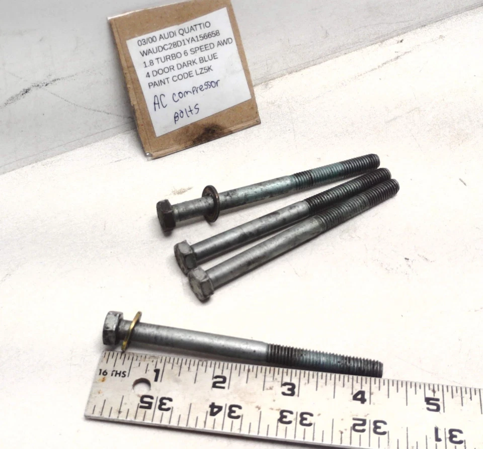 pernos compresor aire acondicionado Audi A4 Quattro 2000 desconocido Foto 2 de 4