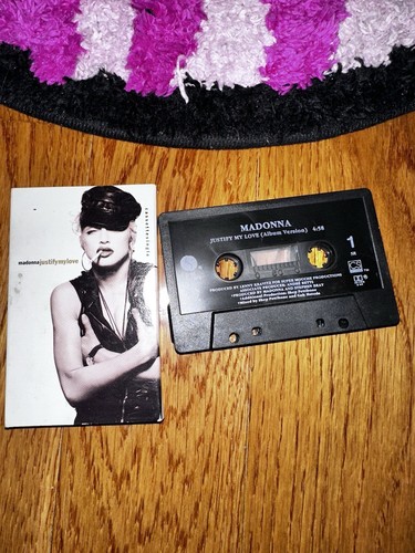 Sealed Madonna Justify My Love Cassette Single 1990 - Picture 5 of 6