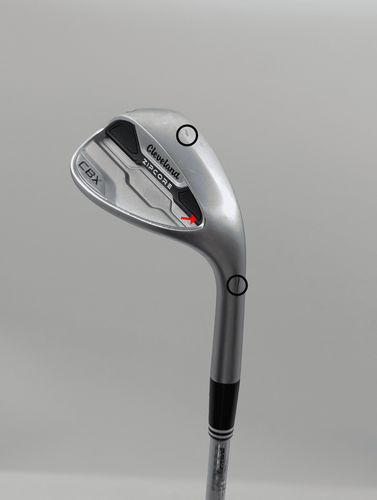 Cleveland Zipcore CBX 60° Wedge Action Ultralite 50 Wedge-Flex - Womens Length - Picture 7 of 11