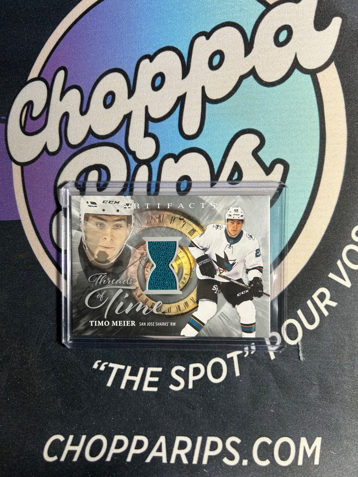 2025-26 Upper Deck Artifacts Timo Meier Threads Of Time Jersey #TT-TM