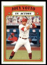 2021 Topps Heritage Joey Votto In Action #46