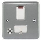 MK K932 ALM MK Metal Clad Plus 13A DP Switched Fused Spur with flex outlet