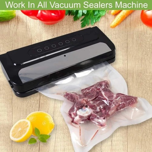 100pz Sacchetti Sottovuoto Cucina per Alimenti Sigillatrice Sottovuoto Confezionatrice Food3975 - Foto 6 di 8