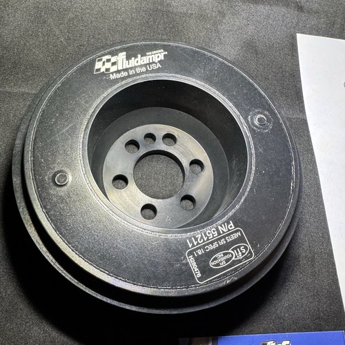 6 BOLT FLUIDAMPR CRANK PULLEY 1.8T · 2.0T TSI VW Audi Jetta Golf Beetle MK4 - Picture 8 of 14