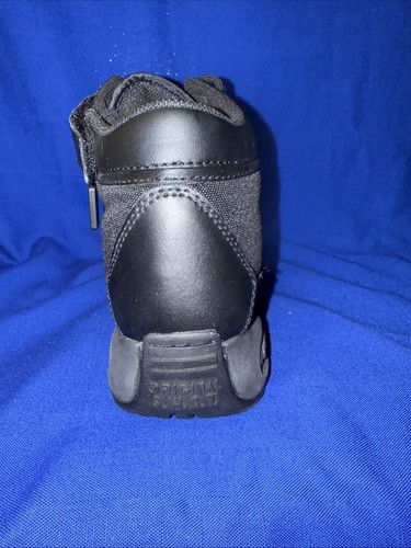 SWAT Boots Original, Black Size 9.5 US Leather ANKLE Length, Lace Up Side Zipper - Picture 9 of 19