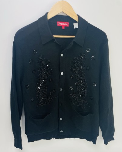 Supreme Damen-Cardigan mit Perlenapplikation Größe Small - Bild 1 von 10
