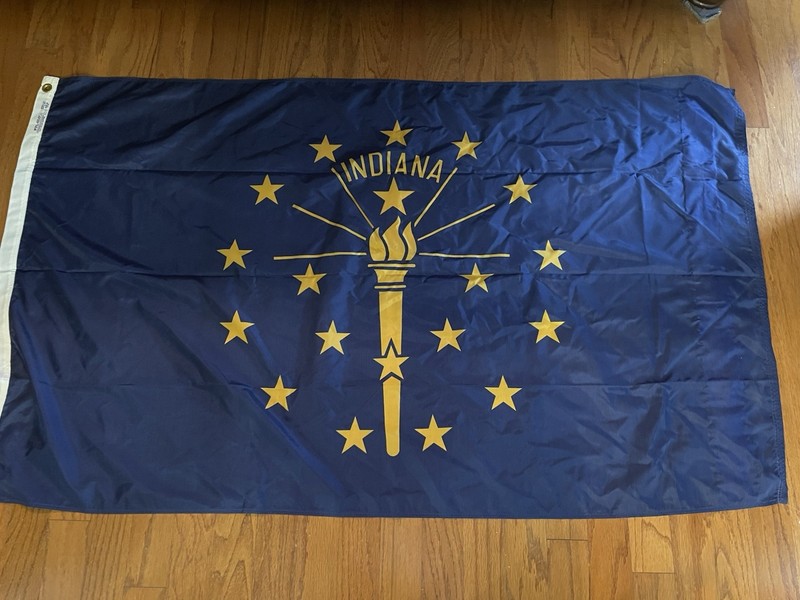 Indiana State Flag 3 By 5