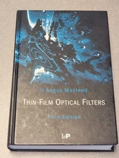 Thin Film Optical Filters by H. Angus, 3rd Edition