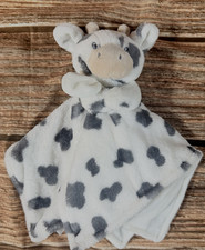 Carter's Spotted Cow Lovey 2023 White Grey Security Blanket Plush Baby Carters
