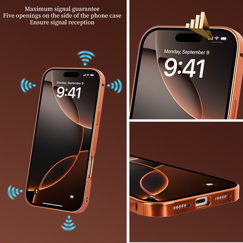 For iPhone 17 Pro Max Air Shockproof Ring Mag Safe Case Screen Protector Cover - Picture 7 of 15