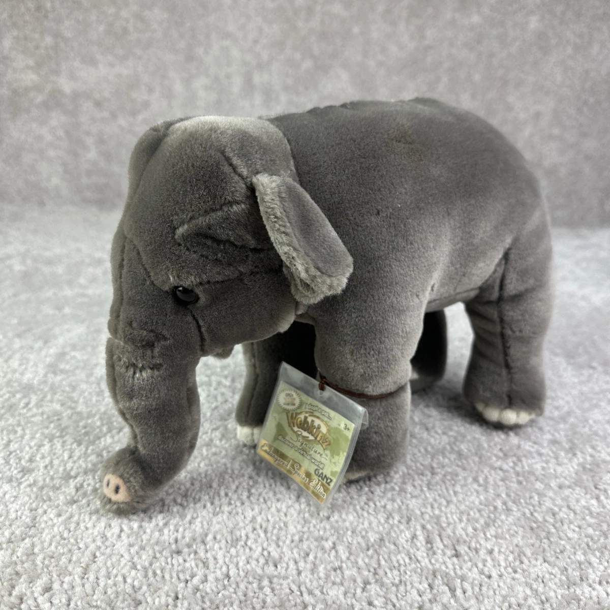 NWT Webkinz Signature Endangered Asian Elephant Plush & Unused