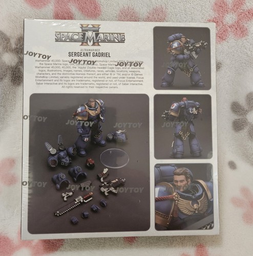 JOYTOY Warhammer 40K 1/18 Space Marines 2 Ultramarines Sergeant Gadriel NEW USA - Picture 2 of 2