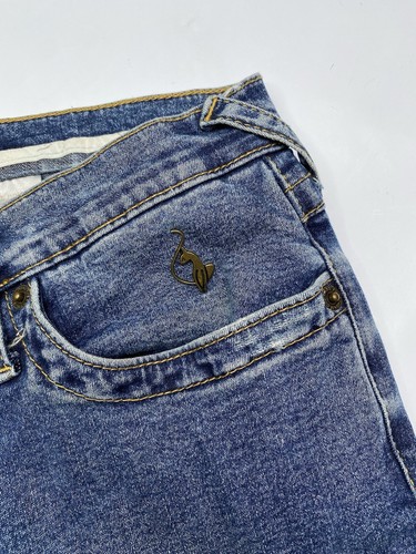 Vintage Y2K Baby Phat Low Rise Flare Leg Denim Jeans Size 5 Faded Medium Wash - Bild 6 von 14