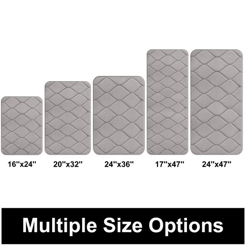 Memory Foam Bathroom Rugs, Ultra Soft & Non-Slip Bath Mat, Water Absorbent an... - Picture 9 of 9