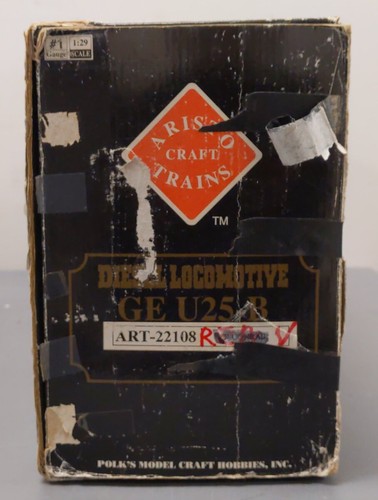 Aristo-Craft 22108 G Scale Custom REA U25B Diesel Locomotive/Box - Picture 5 of 5