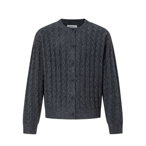 Suéter Americano Retro Unisex Para Hombres Manga Larga Cárdigan Tejido Suéter - Imagen 8 de 23