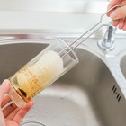 2 Stück austauschbare Schwamm-Reinigungsbürste für Glas, Babyflasche, langer