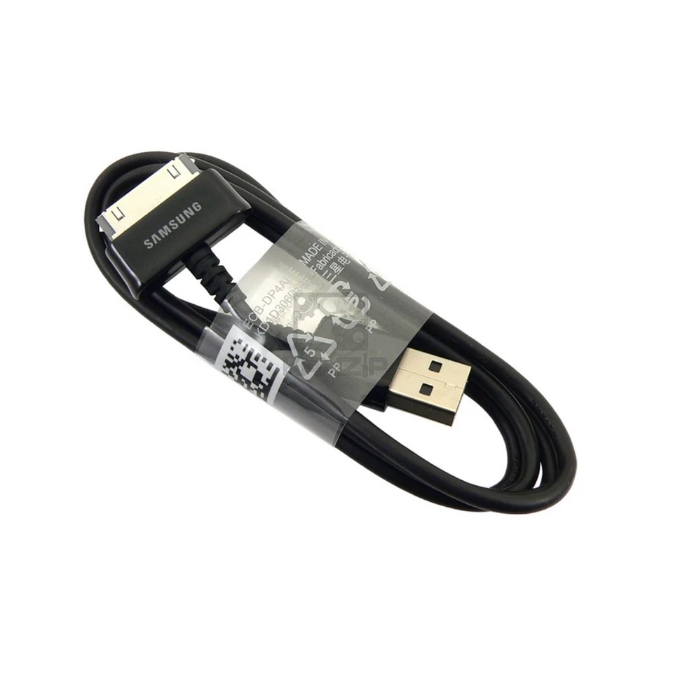 CABLE SAMSUNG ECB-DP4AWE ECC-1DPOU PRISE USB 30PIN POUR GALAXY TAB 1 & 2 NOIR - Photo 1/1