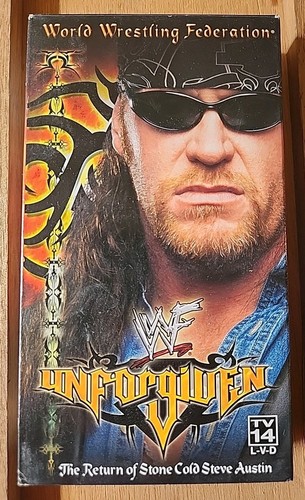 WWF - Unforgiven 2000 (VHS, 2000) The Return Of Stone Cold Steve Austin