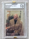 MICHAEL JORDAN 1998 UPPER DECK TRIBUTE REFLECTIONS NBA CARD #MJ87 GRADED MINT 10