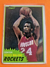 1981-82 Topps - Moses Malone #14 Houston Rockets HOF