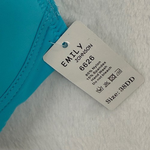 Emily Johnson 38DD BH blau Spitze gepolstert Bügel vollflächig neu mit Etikett - Bild 3 von 6