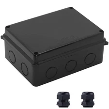 Electrical Box, Outdoor Waterproof Box IP65 Junction Box with Reserved Holes,ABS
